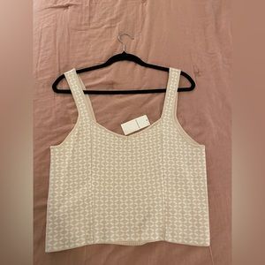 Abercrombie and Fitch Cropped Tank- NWT XL